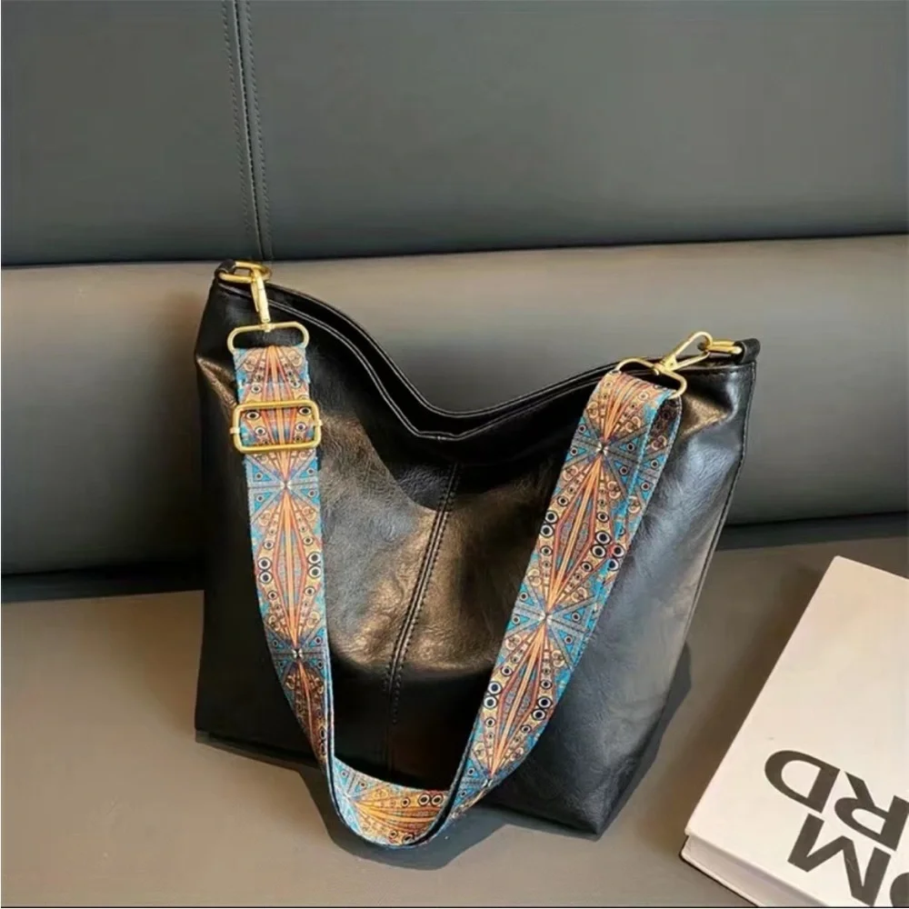 Faux leather boho crossbody bag/purse-NWT